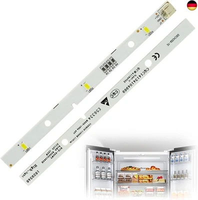 SRLWMYI 2 Stück Kühlschrank LED-Lichtleisten für Rongsheng/Hisense Kühlschrank E349766 M