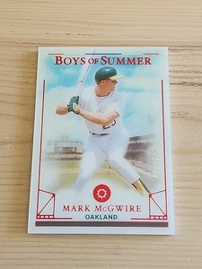 2024 Panini Boys of Summer Mark Mcgwire Red SP #031/149 Athletics - Picture 1 of 3