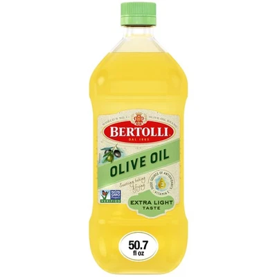 Aceite de oliva extra ligero Bertolli 51 oz - Aceite de cocina premium para comidas saludables Foto 1 de 4