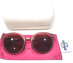 Oakley OO9434-0856 Top Knot Berry Round Cat Eyes Sunglasses 56-20 140 Case Pouch - Picture 1 of 12