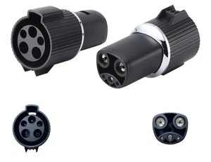 Adapter SAE J1772 Type 1 Female to Male Adapter Convertor EV Charging Adaptor Co - Picture 1 of 2