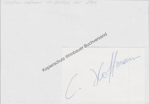 Original Autogramm Christian Hoffmann Skibergsteigen Skilanglauf /// Autograph s - Picture 1 of 2
