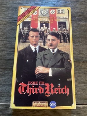 Inside The Third Reich VHS 1993 Rutger Hauer ABC Video Mini Series - Image 1 of 2