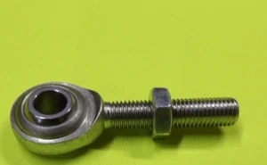 5/16" LEFT HAND FINE TIE ROD END WITH (1) JAM NUTS KART - Picture 1 of 1