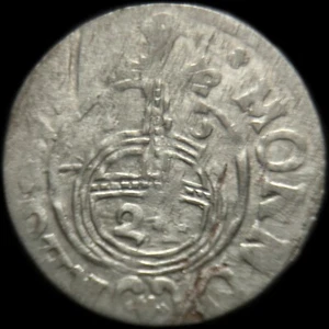POLAND. 1633, 3 Polker, Silver - Gustav II Adolf, Elbing, Poltorak, Royal Issue. - Picture 1 of 4