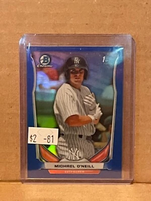 Michael O'Neill 2014 1st Bowman Chrome Blue /250 BCP48 - Image 1 of 2