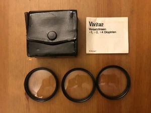 Vivitar Close Up Filter Set +1 +2 +4 49mm - Picture 1 of 2