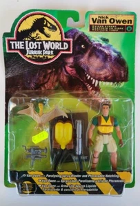NICK VAN OWEN VIDEO EXPERT THE LOST WORLD JUSRRASIC PARK ACTION FIGURE KENNER - Picture 1 of 2
