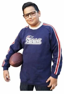 Reebok England Patriots Youth Embroidered Team Name Crew Sweatshirt - Picture 1 of 3