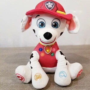 Peluche de bombero Talking Paw Patrol Light Up Music Marshall Read to Me 11" - Imagen 1 de 6