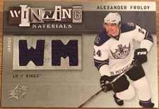 2009-10 SPx Winning Materials Alexander Frolov WM-AF Los Angeles Kings