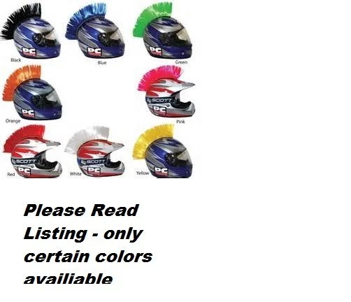 Peel Stick Gancho Lazo Casco Moto Mohawk Mohawks BMX Cascos Motociclista Picos Foto 1 de 1