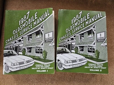 Oldsmobile 1987 chasis manual de servicio vol 1 y 2 Delta 88 Cutlass Ciera Calais Foto 1 de 4