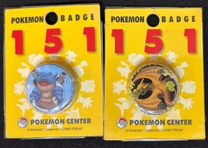 Charizard & Blastoise Pokémon Center 151 Badge 2000 - Picture 1 of 5