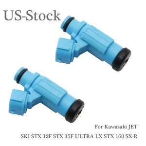 FOR Kawasaki JET SKI STX 12F STX 15F ULTRA LX STX 160 SX-R 2Pcs Fuel Injectors - Picture 1 of 15