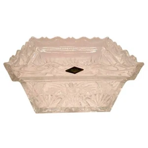 Vintage Shannon Crystal Freedom Collection 10" Square Bowl (see Photos) - Picture 1 of 9