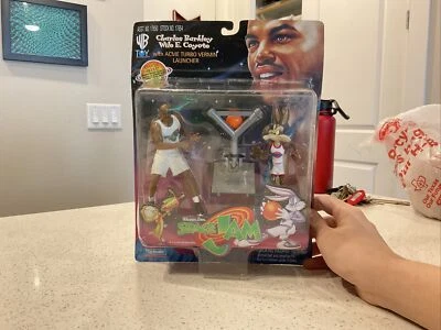 Figura de acción Space Jam Charles Barkley Wile E. Coyote 1996 ¡Nueva! Precintado Foto 1 de 2