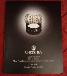 Christie's Magnificent Jewels Sold to Benefit Mayo Foundation for Medical 1995 - Picture 1 of 7