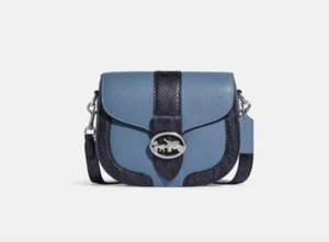 NWT Coach Georgie Saddle Bag - Picture 1 of 5