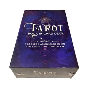 Tarot Book & Card Deck: Incl a 78-Card Marseilles Deck and a 160-Page Book - NEW - Bild 1 von 8