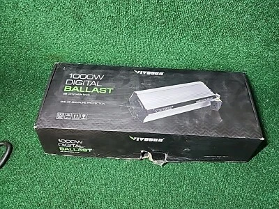 Lastre electrónico regulable digital VIVOSUN Hydroponic 1000 vatios para cultivo HPS MH Foto 1 de 2