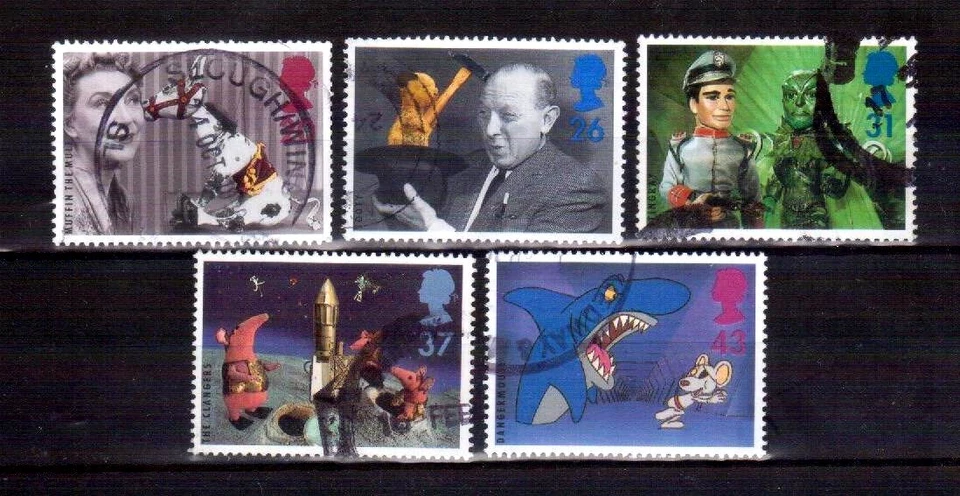 GREAT BRITAIN 1996 Childrens TV 50th set used - Image 1 of 1