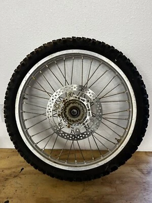 2003 02-12 YAMAHA YZ250F Yz250 YZ125 Front Wheel Rim Hub Tire 21x1.60 - Image 1 of 4