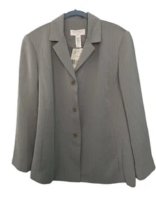 Elisabeth By Liz Claiborne Blazer Midnight Storm 18P - Picture 1 of 3