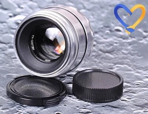 KMZ Silver Helios 44 2/58 Soviet Vintage Biotar copy 8 Blades Portrait Lens M42 - Picture 1 of 24