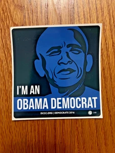 I'm An Obama Democrat 4" x 4" Aufkleber Sticker/Stoßstange Sticker - Bild 1 von 1
