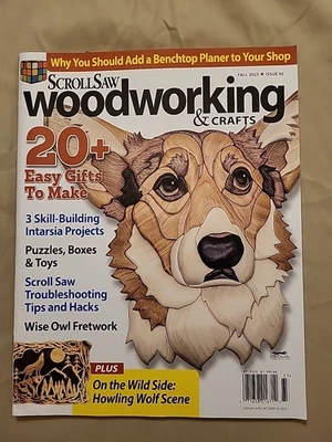 Scroll Saw Wood Working & Crafts Magazine Corgi Puzzle Pattern Issue 92 2023 - Image 1 of 3