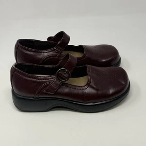 Lower East Side Mary Jane klobige Plateauschuhe Damen 7 burgunderrot 90’s Y2K - Bild 1 von 18