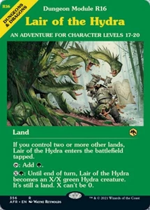 MTG LAIR OF THE HYDRA FOIL EXC - TANA DELL'IDRA - AFR X EN - MAGIC - Picture 1 of 1