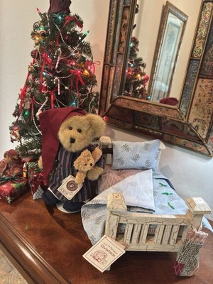 Boyds Bears EDWARD & BINKIE La noche antes de Navidad. #99835V 6 piezas Juego QVC NUEVO CON ETIQUETAS🎄 Foto 1 de 4