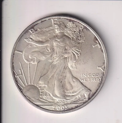 2003 AMERICAN SILVER EAGLE $1 DOLLAR 1 OZ .999 SILVER COIN UNITED STATE MINT - Image 1 of 2