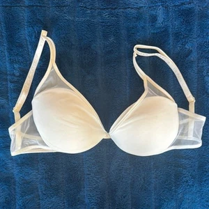 La Perla 38B Neu Weiß Push-up T-Shirt BH - Bild 1 von 8