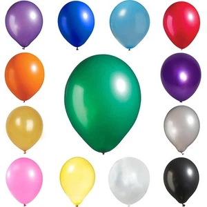 50 pcs 12" Metallic LATEX BALLOONS Wedding Party Decorations Supplies on SALE - Picture 1 of 80