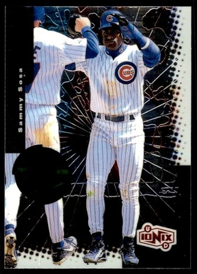1997 Upper Deck Ionix Sammy Sosa Chicago Cubs #15 - Image 1 of 2