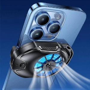 Ventilateur Refroidissement Smartphone avec Vitesses Réglables et Lumière LED - Photo 1 sur 13