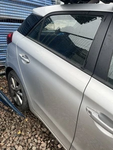 HYUNDAI I20 MK2 COMPLETE DOOR REAR RIGHT DRIVER SIDE IN SILVER 2015 2016 2019 - Picture 1 of 1