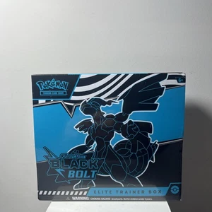 Pokemon TCG Scarlet & Violet 10.5 Black Bolt Elite Trainer Box Brand New Sealed - Picture 1 of 7