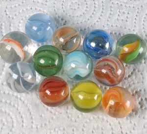 Lote de Mármol Marble King, Vitro Ojos de Gato Anacortez, Pastel Colores Raros Híbrido - Imagen 1 de 14