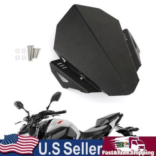 Parabrisas de aluminio para Yamaha MT-07 2018 2019 parabrisas MT07 CNC deflector EE. UU. Foto 1 de 4