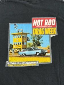 Vintage HOT ROD Drag Week 2013 Indianapolis T-Shirt Front/Back Size XL - Bild 1 von 6