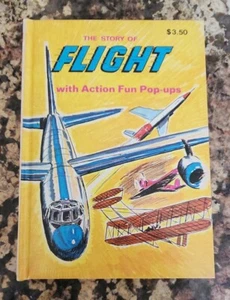 The Story of Flight Action Fun Pop Up, Philip Mann, Norman Nodel, Vintage Book - Picture 1 of 15