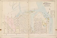 1896 ATLANTIC CITY NEW JERSEY BUCKS & GARDINER'S BASIN ABSECON INLET ATLAS MAP