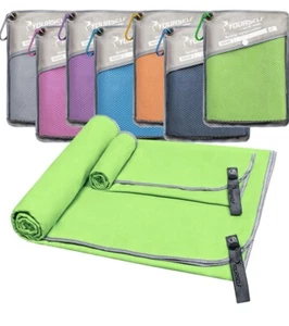 Syourself Mikrofaser Handtuch groß 60 x 30 Reise Camping Strand Pool schnelltrocknend - Bild 1 von 11