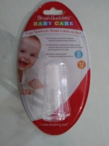 Baby Infant Finger Soft Silicone Toothbrush Teeth Rubber Gum Massager Brush - Picture 1 of 1