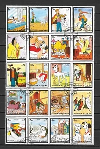 Disney FUJEIRA 20 stamps Perfect Condition (R133) - Picture 1 of 2