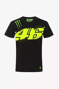 VR46 Official Valentino Rossi Monza Monster T-Shirt Black - MOMTS 435804 - Picture 1 of 3